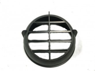 Дефлектор воздуха из пластика d 60мм (круглая шляпка с решеткой)