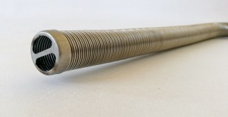 Труба выхлопная Ø 24 мм (металлорукав с наконечником 1 м)