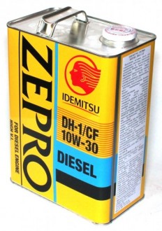 Масло моторное Idemitsu ZEPRO DIESEL 10W30 DH-1/CF